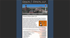 Desktop Screenshot of dixonanddixonllp.com